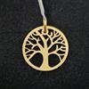 FMF Pendente Oro 18K 750 Mls. Albero Della Vita Liscio 20 MM.