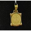SR Pendente Oro 18 K 750 Mls. Oroscopo Scorpione, Forma Di Pergamena.