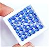 Zaffiro Blu Naturale 5 MM 16 Pezzi Gemme Sciolte Certificate Round Cut