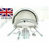Per BSA A7 A10 Goldstar Super Rocket Alluminio Parafango Set Con Fermi