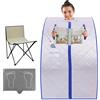 SereneLife Sauna portatile, sauna a infrarossi, Spa domestica portatile di grandi dimensioni, sauna di una persona, tenda di sauna domestica, sauna di terapia del vapore della stazione termale