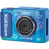 VTech KidiZoom Video Cam FX Videocamera Bambini Blu Italiano 6+ Anni | Videocamera Compatta, Obiettivo Orientabile e Treppiede, Magic Touch, Sfondo Verde, Lingua Italiana, Batteria Ricaricabile
