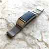 NICKSTON Taglia Grande Regolabile Milanese Anello Rete Band Cinturino per Fitbit Charge 2
