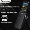 Topteng 2 in 1 High-Speed Card Reader Flash Card Box per trasmissione foto S1 Y T9