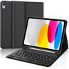 IVEOPPE Tastiera per iPad A16 11 Generazione 11 2025/10 Generazione 2022 10.9 Cover