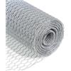 Wiltec Rete acciaio zincato Recinzione Voliere Gabbie 25 x 0,5 m Maglia 50 mm