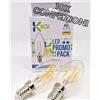 Kai 20X LAMPADINE LED Oliva E14 4W FILAMENTO LUCE CALDA 2700K Trasparenti PROMO