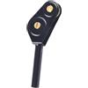 Brand new and high quality Canna da Pesca Punta Guida Rullo 1Pcs Nero Carrucola