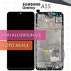 Samsung DISPLAY SAMSUNG A15 4G SM-A155 / 5G A156 SCHERMO FRAME OLED VETRO PARI ORIGINALE