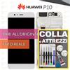 Huawei DISPLAY HUAWEI P10 VTR-L09 L29 SCHERMO LCD BIANCO VETRO FRAME +COLLAeKIT