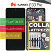 Huawei DISPLAY HUAWEI P30 PRO VOG-L04 VOG-L09 VOG-L29 OLED FRAME NERO +COLLAeKIT