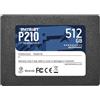 Patriot Ssd 512gb patriot p210 2,5" sata3 p210s512g25