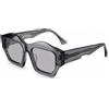 Spazio cubo Occhiali da sole Kuboraum Mask F4 grigi 52-17-145 mm con custodia nuova