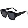 Spazio cubo Occhiali da sole Kuboraum Mask F4 nero/grigio 52-17-145 mm con custodia nuova
