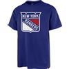 Marca '47 NHL New York Rangers NY T-Shirt Logo Imprint Echo Shirt Fanshirt Maglietta Ho...