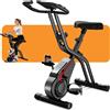 UMAY cyclette da casa pieghevole Ergometer con Resistenza Magnetica a 16 Livelli