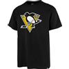 Marca '47 NHL Pittsburgh Penguins T-Shirt Logo Imprint Echo Shirt Fanshirt Maglietta Ho...