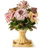 Capodimonte Composizione Floreale in Porcellana Capodimonte Fiori Realizzati a Mano