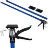 WilTec TTPuntello a piastra estensibile telescopico tenditore controtelai 115-129cm 30k