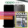 OPPO DISPLAY OLED OPPO A78 4G CPH2565 SCHERMO VETRO TOUCH LCD +COLLAeKIT