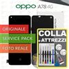 OPPO DISPLAY ORIGINALE OPPO A78 4G CPH2565 SCHERMO VETRO OLED RICAMBIO +COLLAeKIT