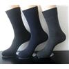 Harmony 3 Paio Calzini XXL Taglie Forti Senza Gomma Cotone Con Spandex 3 Colori 47 - 50