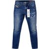 DIESEL Jeans Donna Grupee-NE 0662L W27 Super Slim Skinny Blu Stretch