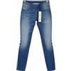 DIESEL Jeans Donna Grupee-NE 0837T W25 Super Slim Skinny Blu Lavaggio Denim