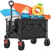 SONGMICS Carrello Spiaggia Pieghevole 150L, Carrellino da Trasporto 150 kg con G
