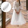 Abito Da Modisteria Da Sposa In Treccia Di Crinolina Rigida Crinolina Bianco 2cm