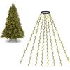 Luci Per Albero Di Natale Con Telecomando Ad Anello Per Decorazioni Da Giardino