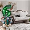 Palloncini Con Numeri Animali Della Giungla Scimmia Zebra A Tema Giungla