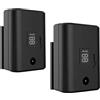 Batteria al litio ricaricabile da 6800mah kit 2 pezzi, per livella laser 360