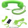 Retro Telefono Cornetta 3.5mm Classic Mini Per IPhone Cellulari Verde