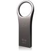 ‎Silicon Power Silicon Power 16GB Jewel J80 USB 3.0 Key Flash Drive, Titanium (SP016GBUF3J80V1T