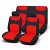 GoodYear 77124 RED Set Completo Fodere per Auto Speed Up 2, Nero/Rosso, Universale