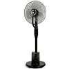 InnovaGoods - Ventola a terra con nebulizzatore a 3 intensità, telecomando, pannello touch, 3 velocità, 3 modalità, oscillante 80º, timer, ruote, motore rame, silenzioso, 90 W