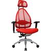 Topstar J170TS01 Open Art 10 Sedia Girevole per Ufficio, Rivestimento in Tessuto Rosso