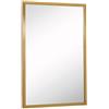 Hamilton Hills Specchio da parete rettangolare in metallo di grado commerciale, moderno, industriale, con vetro a specchio, per ingresso, camera da letto o bagno, orizzontale e verticale, 61 x 91 cm