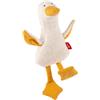 sigikid Peluche a Forma di Anatra, Natural Friends, Puro vegetale, in Cotone e con Imbottitura in kapok, Regalo per Neonati e Bambini dalla Nascita
