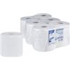DONAU PROFESSIONAL Salviette umidificate/Rotolo di carta assorbente DONAU PROFESSIONAL, formato grande, 2 veli, 600 fogli x 6 rotoli x 120 m, bianco, in cellulosa