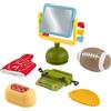 Fisher-Price Baby Toys Mini Me Moments Tiny Tailgater Set, 6 Sports-Themed Senso
