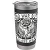 No War But Class War Workers Rights Prot Bandiera con scritta No War But Class War Labor Day, fiore spinoso Bicchiere termico in acciaio inox doppia parete