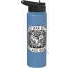 No War But Class War Workers Rights Prot Bandiera con scritta No War But Class War Labor Day, fiore spinoso Stainless Steel Insulated Water Bottle