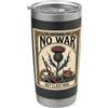 No War But Class War House Flag Tee Grafico di protesta dei tarocchi della guerra di classe No War But Class Bicchiere termico in acciaio inox doppia parete
