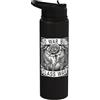 No War But Class War Workers Rights Prot Bandiera con scritta No War But Class War Labor Day, fiore spinoso Stainless Steel Insulated Water Bottle