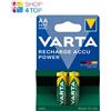VARTA 2x Batterie Ricaricabili VARTA AA 2600mAh NiMH 1.2V Accu Power Recharge