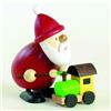 Pastore Del Fumo Babbo Natale Con Pennello HxB 9,5x7,5Cm NUOVO Pastore Del Fumo