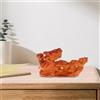 Statua Del Drago Cinese Intagliato In Legno, Ornamento Fengshui Per