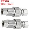 Set 2 Accoppiatore Idraulico per femmina M14x1,5mm per Linee Liquido Olio